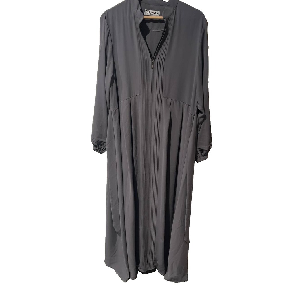 Carma Women Dress Lond Sleeve Midi Lond Grey XXXL A000759